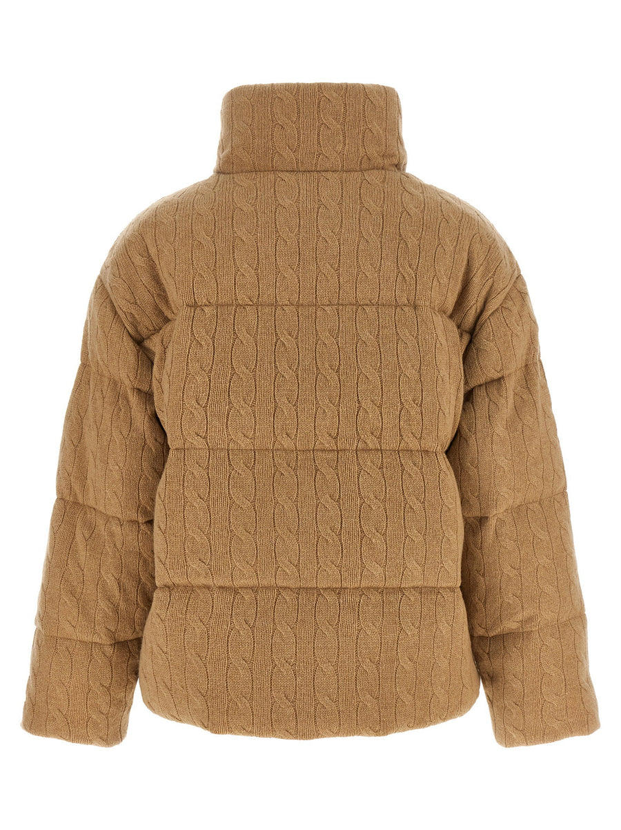 Polo Ralph Lauren Knitted Braided Down Jacket