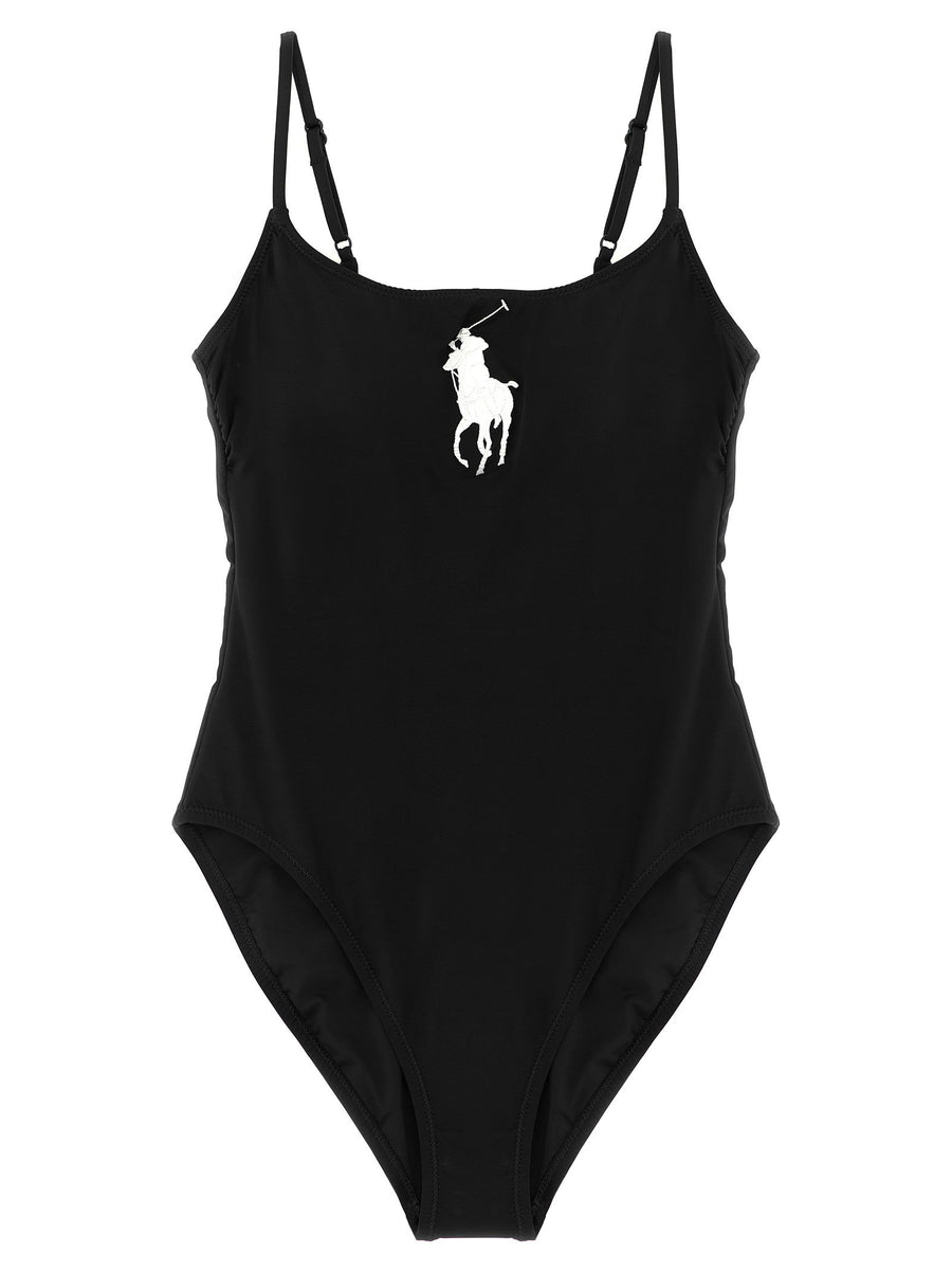 Polo Ralph Lauren Kennedy One Piece Swimsuit For Women With Removable Cups And Recycled Nylon Tech Fabric