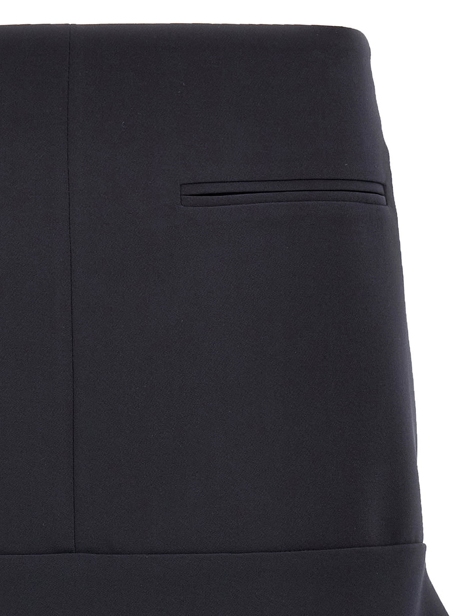 Courreges Reversed Belt Mini Skirt