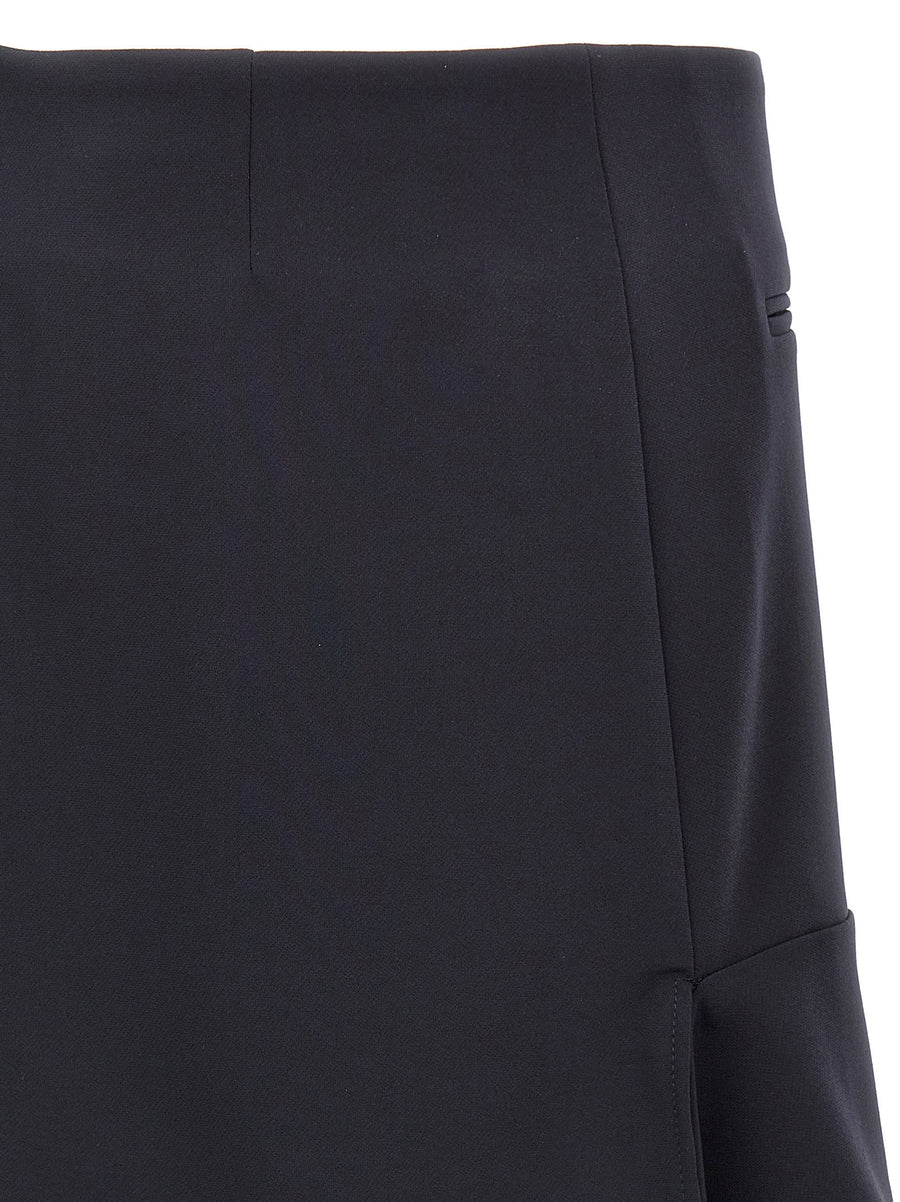 Courreges Reversed Belt Mini Skirt