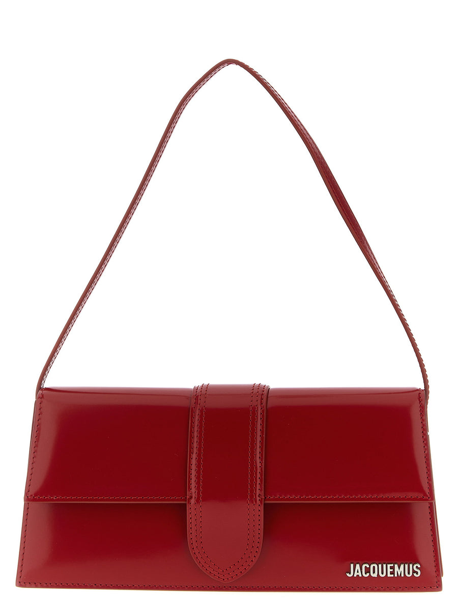 Jacquemus Le Bambino Long Shoulder Bag Red Calfskin Luxury for Women Compact and Versatile