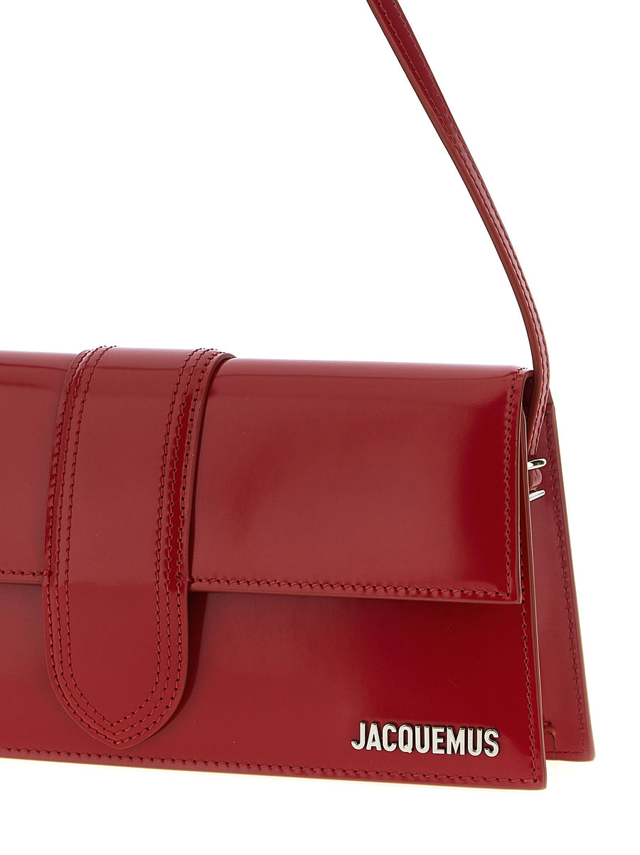Jacquemus Le Bambino Long Shoulder Bag Red Calfskin Luxury for Women Compact and Versatile