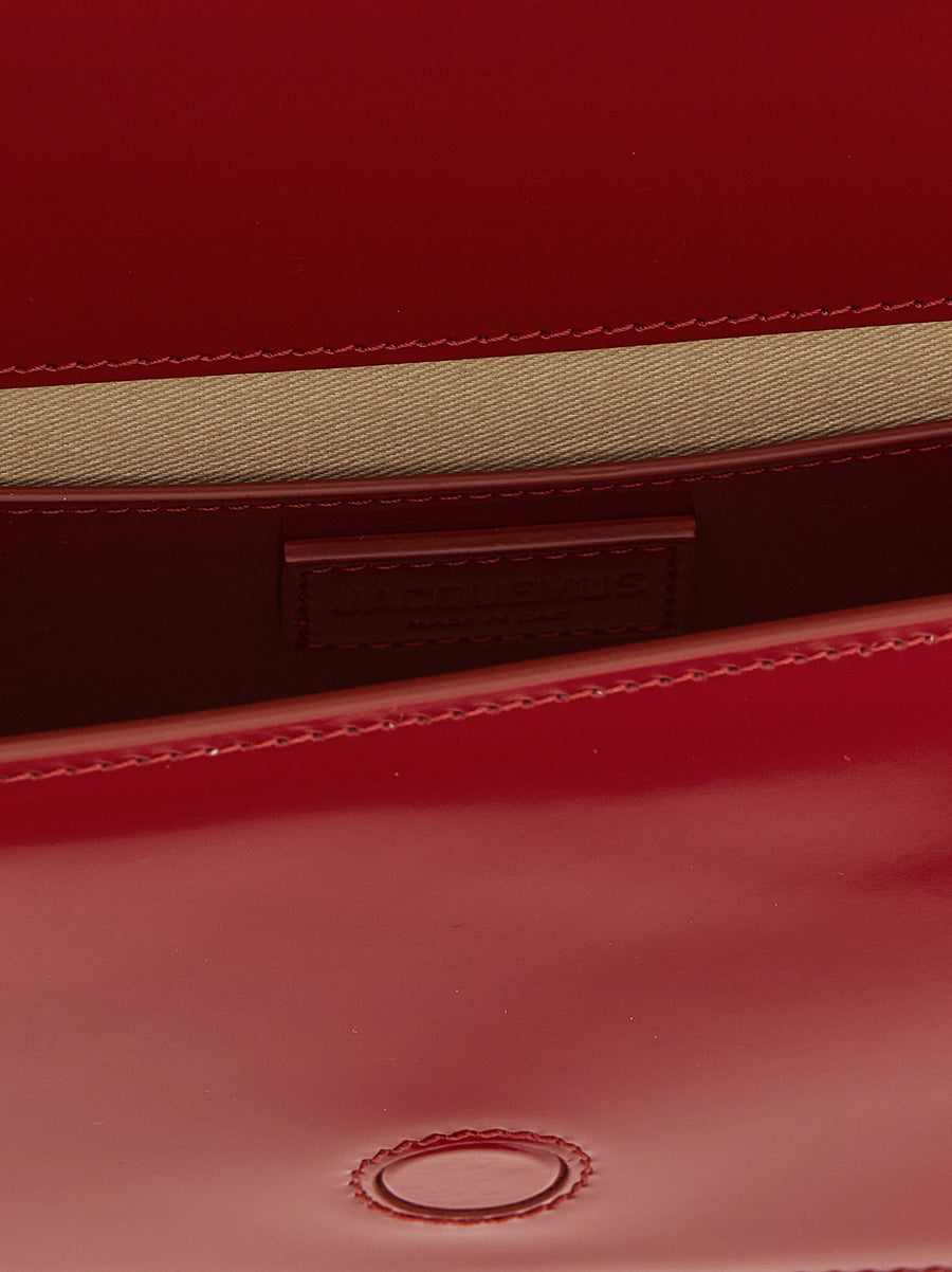 Jacquemus Le Bambino Long Shoulder Bag Red Calfskin Luxury for Women Compact and Versatile