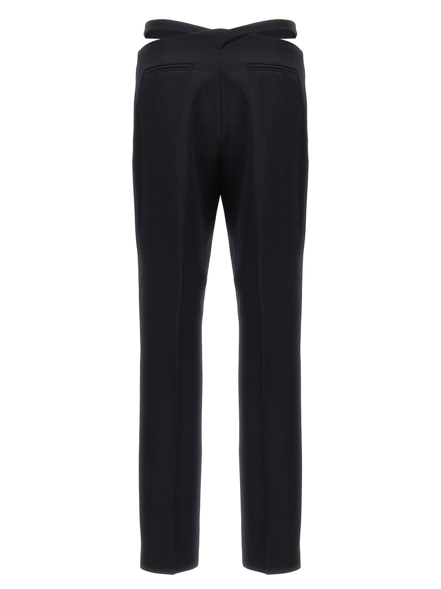 The Attico Belt Detail Trousers