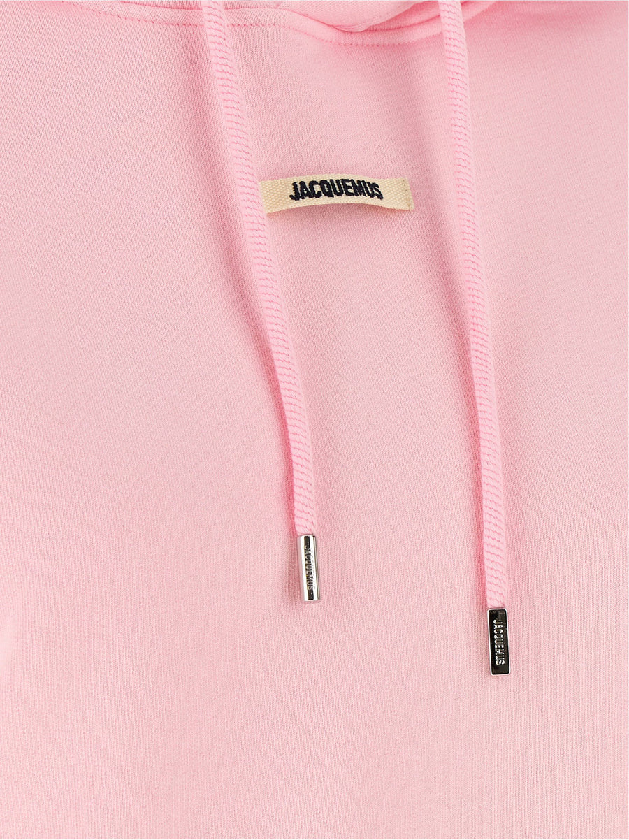 Jacquemus Grosgrain Hoodie For Women Soft Cotton With Fleece Interior Logo Patch Luxurious Casual