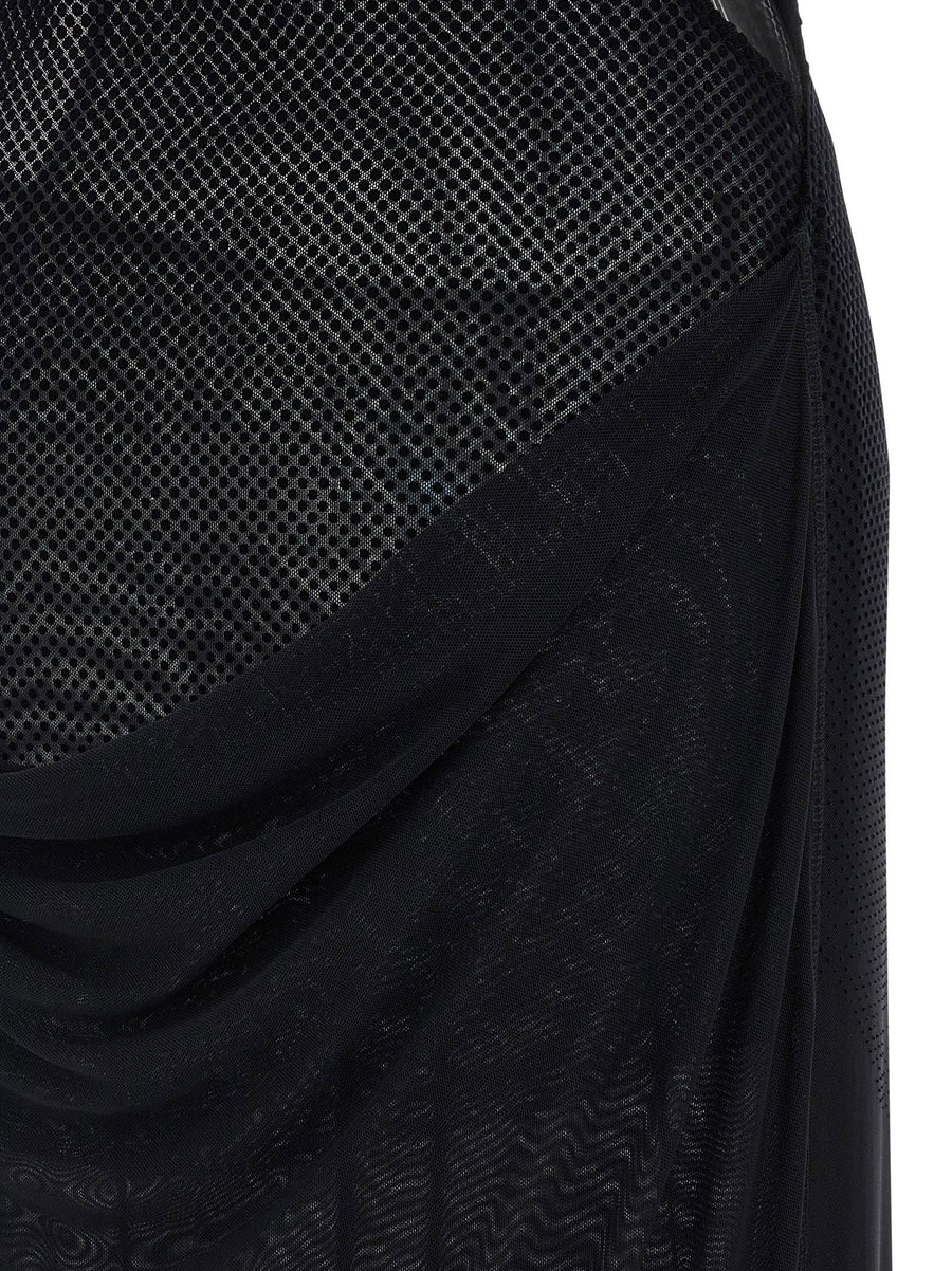 Jean Paul Gaultier Flocked Dress