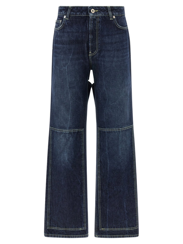 Jean Paul Gaultier The Blue Cut-out Jeans