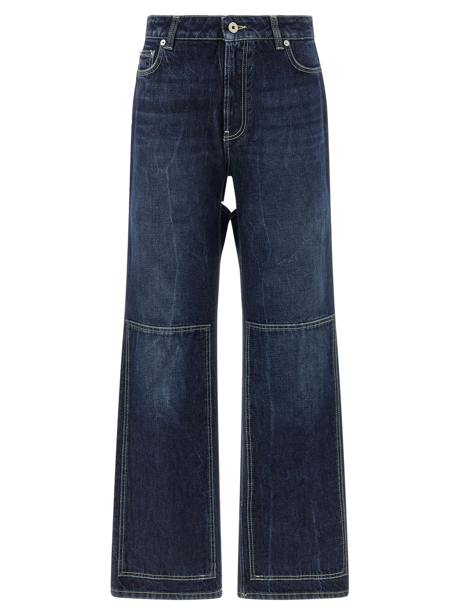 Jean Paul Gaultier The Blue Cut-out Jeans