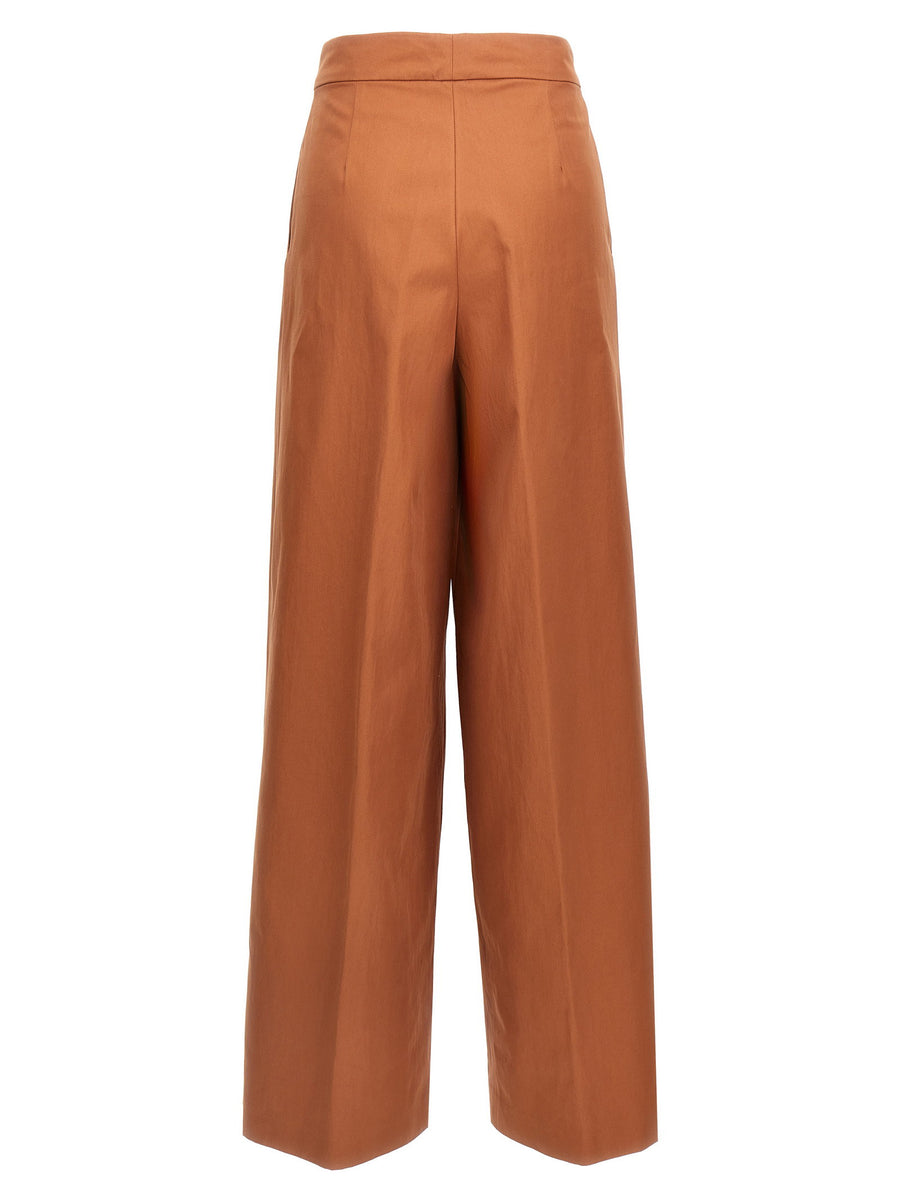 Dries Van Noten Pamplona Pants for Women Premium Cotton Wide Leg Pleated Trousers