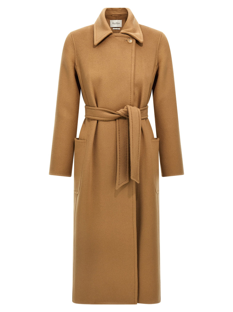 Max Mara Artur Coat Double Cashmere Luxury Long Dressing Gown Inspired Outerwear For Women