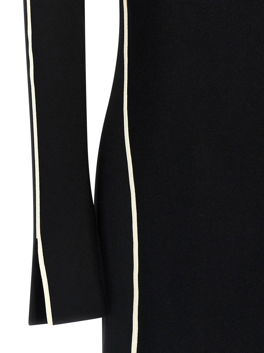 Sportmax Operoso Dress Refined Midi With Contrasting Details For Modern Women Day To Night Versatility