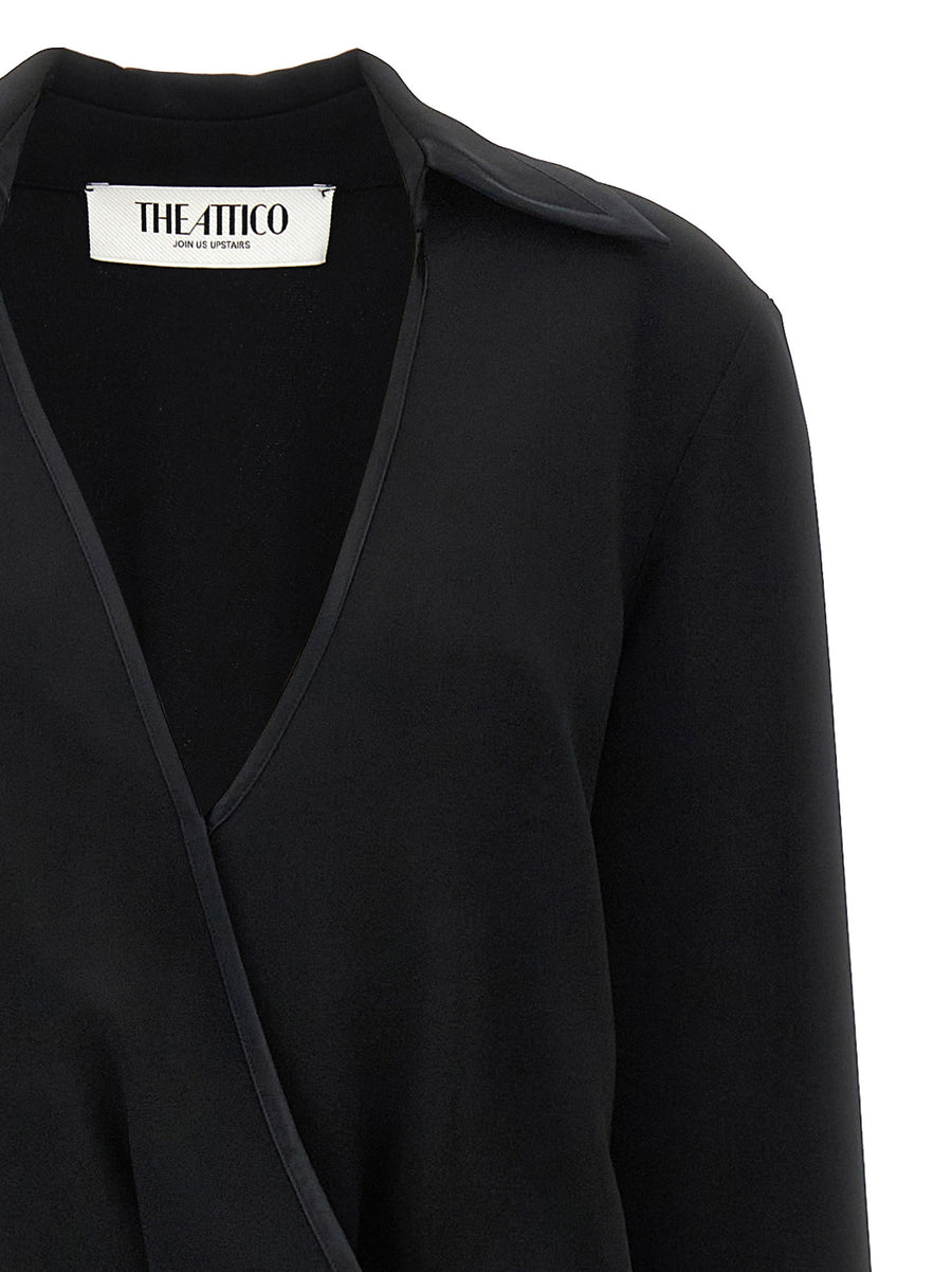 The Attico Wrap Dress