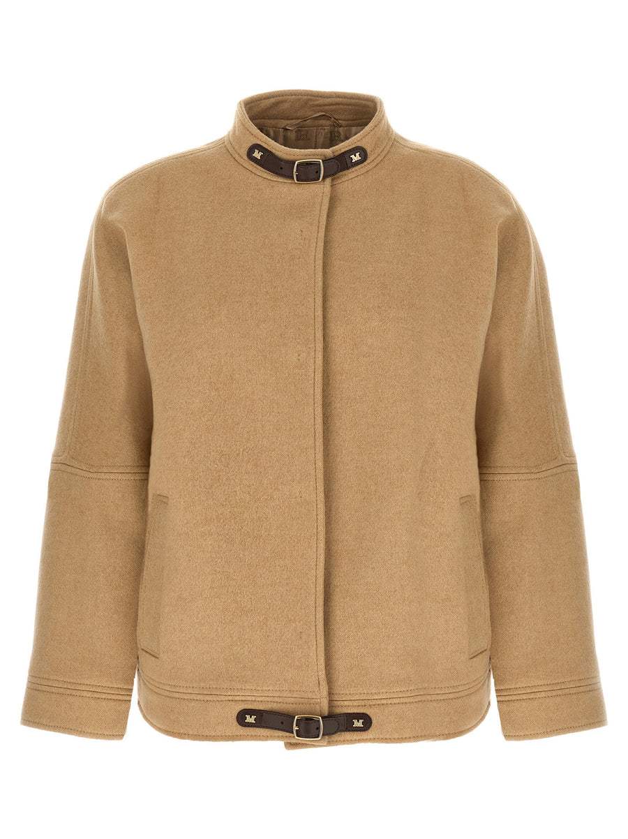 Max Mara Fascia Bomber Jacket Lux Cashmere Silk Blend For Women Timeless Luxury Outerwear