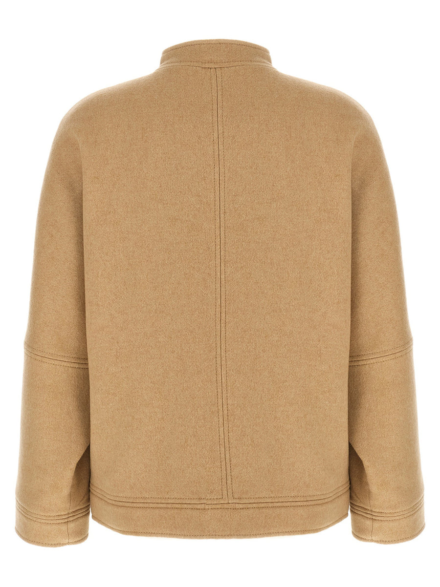 Max Mara Fascia Bomber Jacket Lux Cashmere Silk Blend For Women Timeless Luxury Outerwear