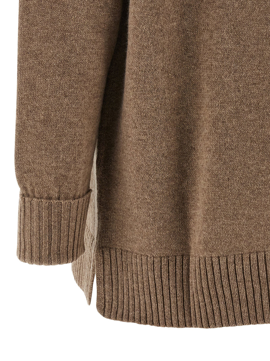 Max Mara Bull Cardigan 100 Percent Cashmere Brown For Women Luxurious Warmth And Timeless Style