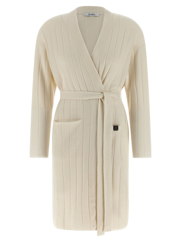 Max Mara Giusto Cashmere Cardigan Robe Style Top For Women Luxurious Warm Layering