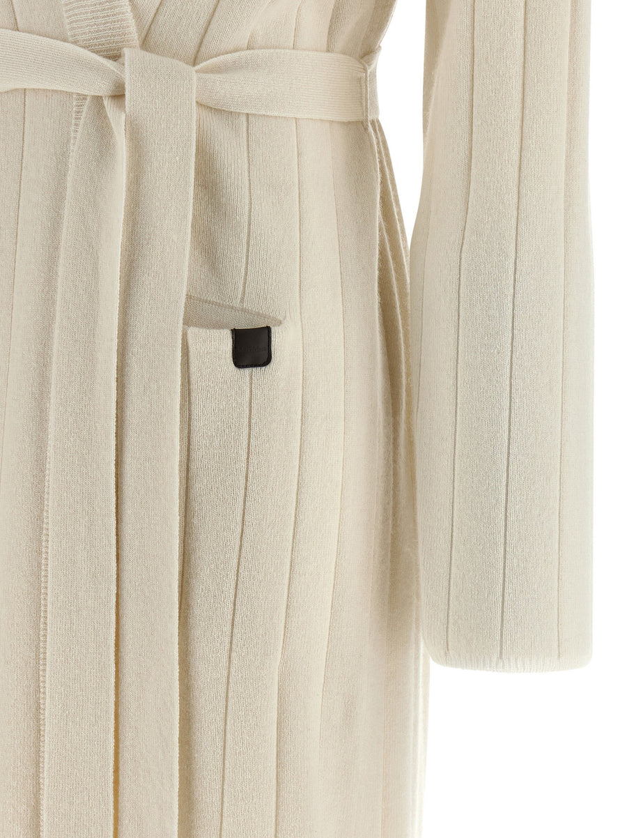 Max Mara Giusto Cashmere Cardigan Robe Style Top For Women Luxurious Warm Layering