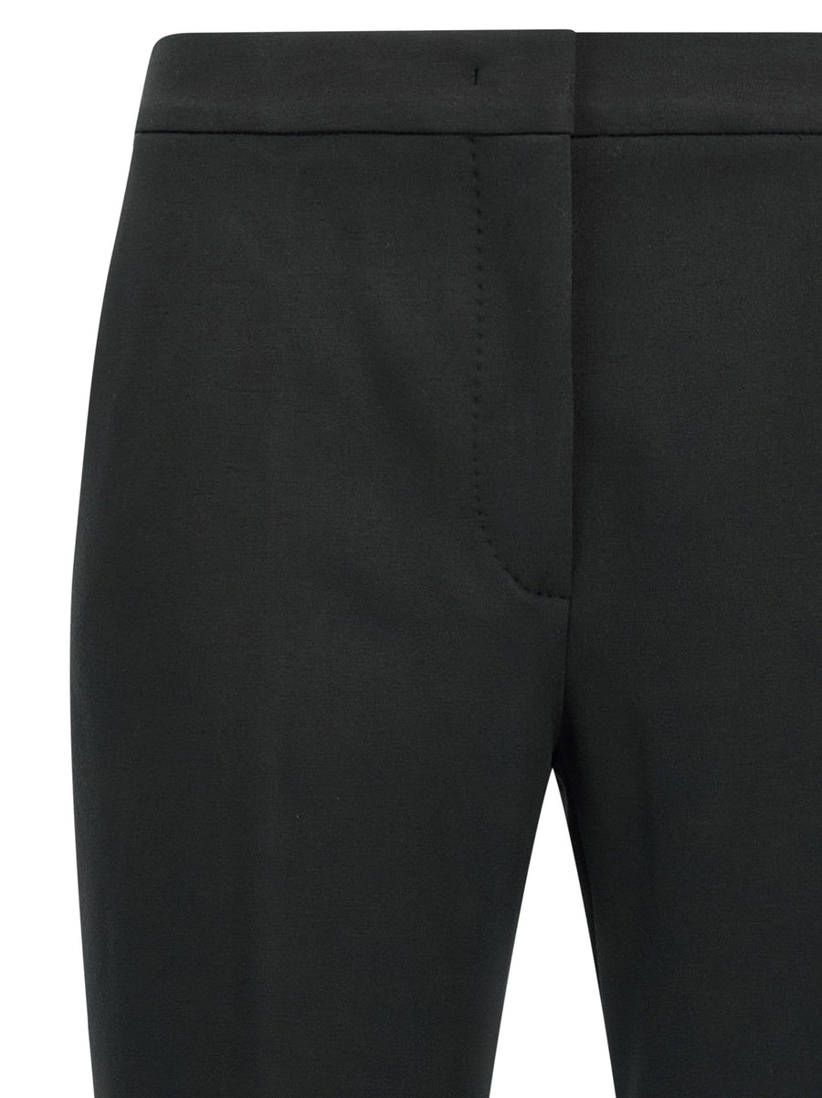 Max Mara Pegno Pants Cropped Straight Leg Front Pleat Women