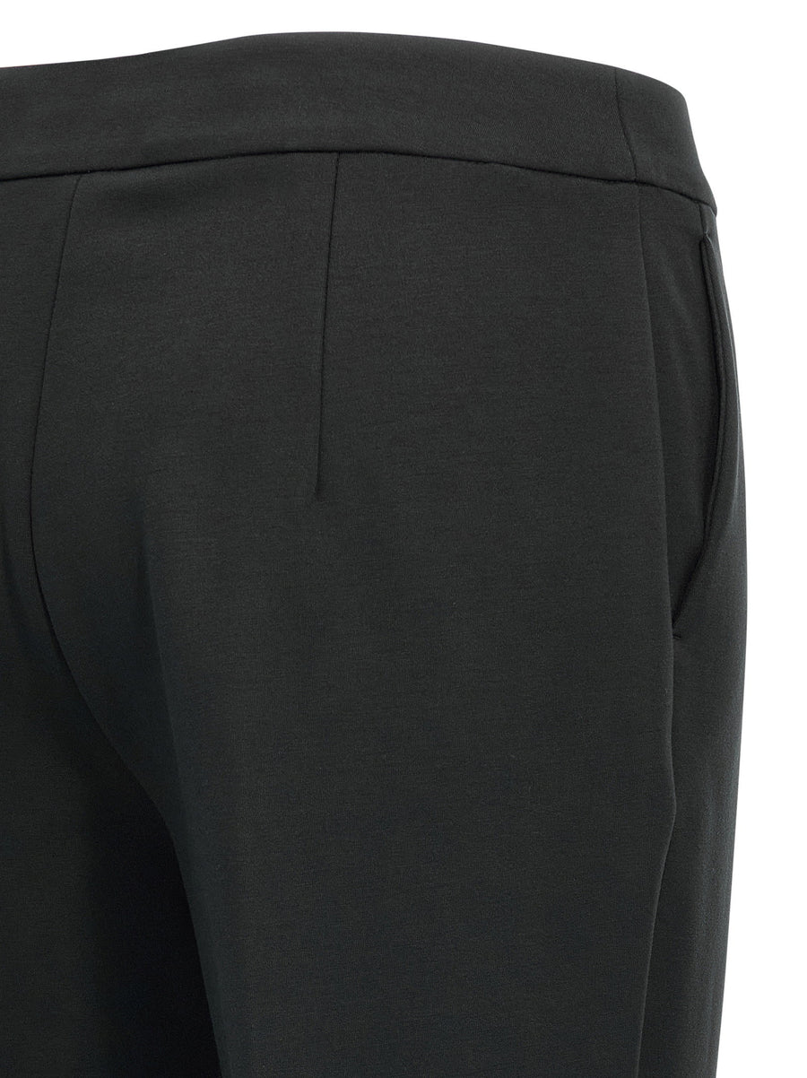 Max Mara Pegno Pants Cropped Straight Leg Front Pleat Women