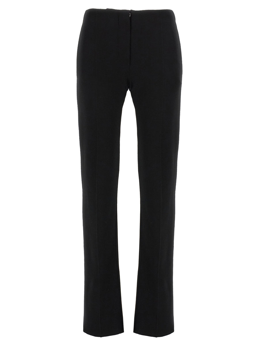 Sportmax Earry1 Pants Stretch Viscose Trousers For Women Slim Fit Polished Versatile Workwear