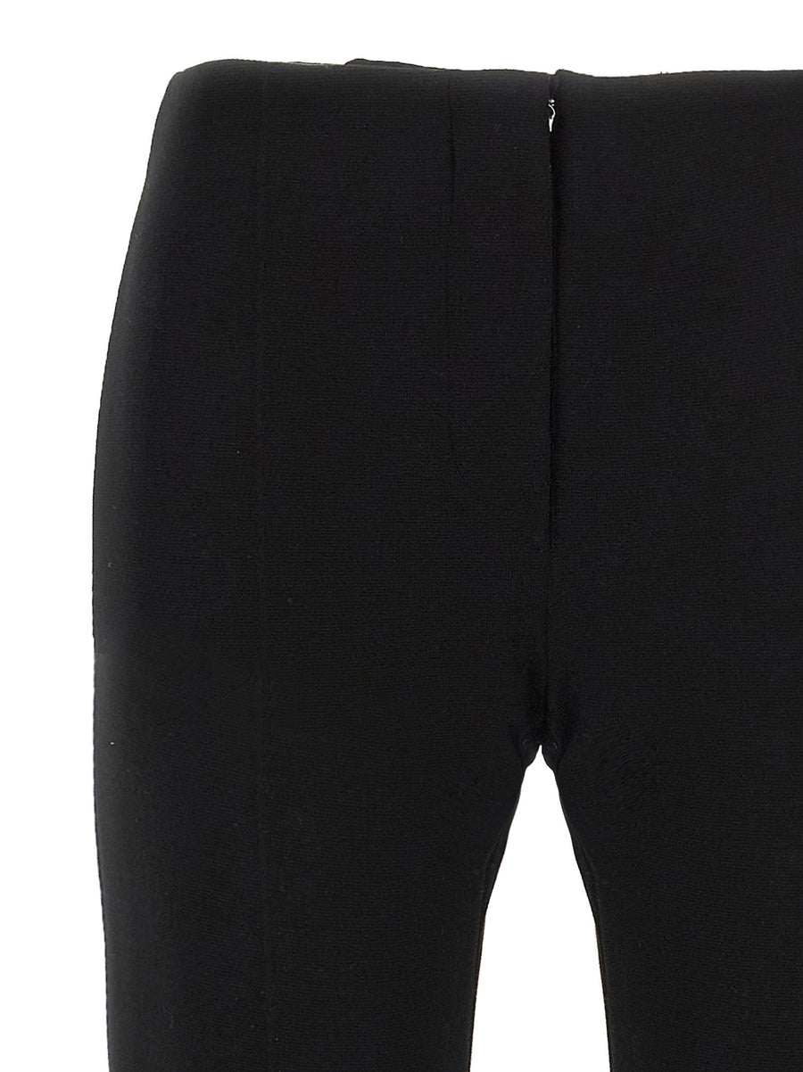 Sportmax Earry1 Pants Stretch Viscose Trousers For Women Slim Fit Polished Versatile Workwear