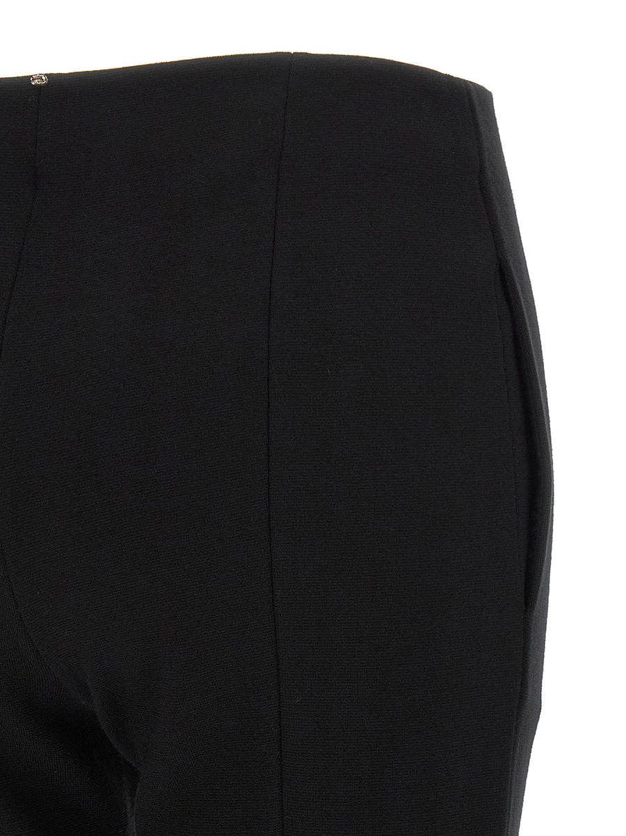 Sportmax Earry1 Pants Stretch Viscose Trousers For Women Slim Fit Polished Versatile Workwear