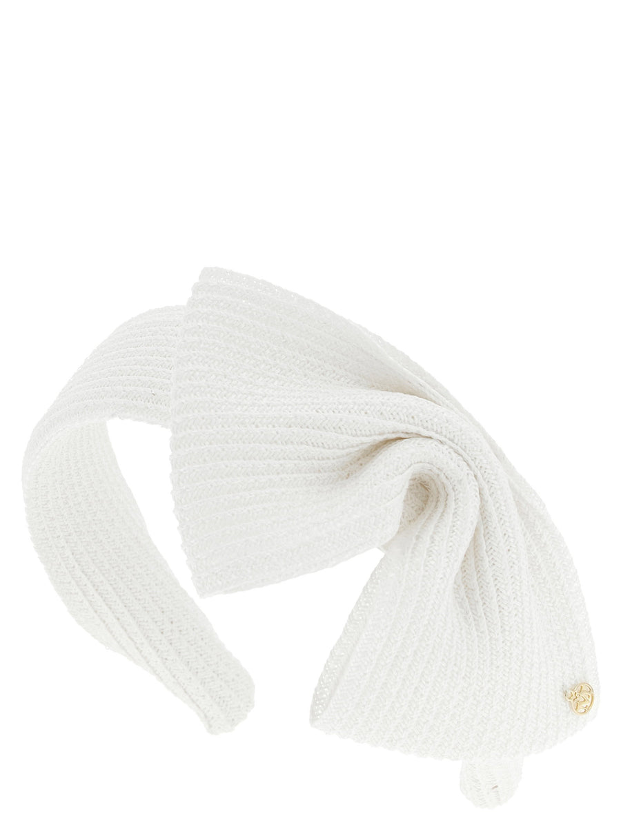 Maison Michel Beth Headband Maxi Sculptural Bow Luxurious Couture Accessory For Bold Women