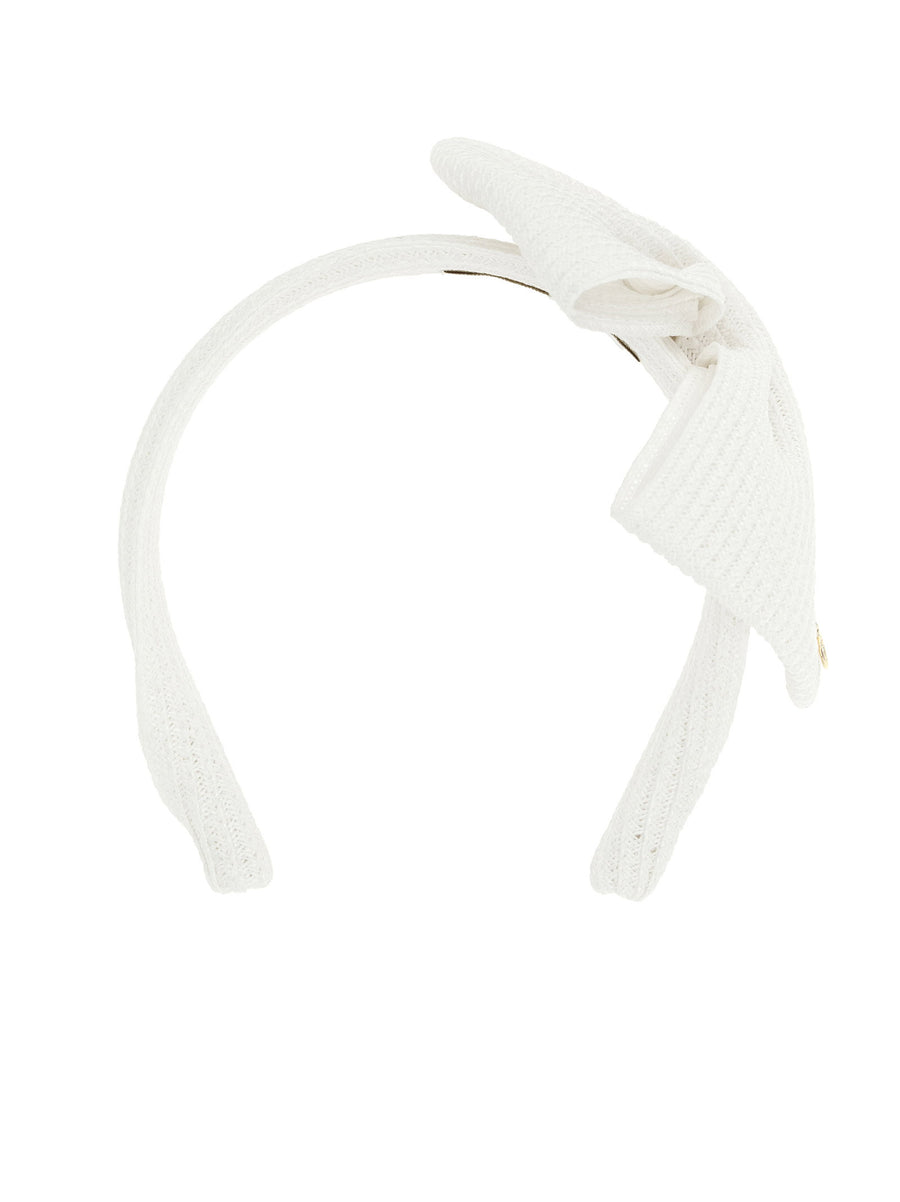 Maison Michel Beth Headband Maxi Sculptural Bow Luxurious Couture Accessory For Bold Women