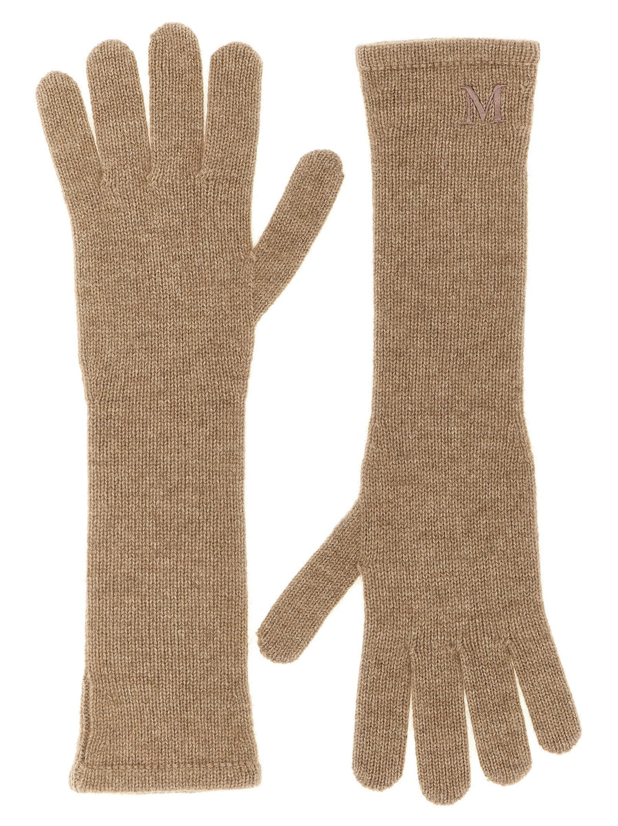 Max Mara Cashmere Long Gloves For Women Ultra Soft Warmth And Timeless Beige Luxury