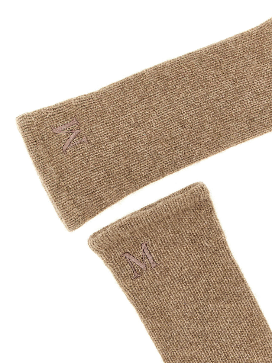 Max Mara Cashmere Long Gloves For Women Ultra Soft Warmth And Timeless Beige Luxury
