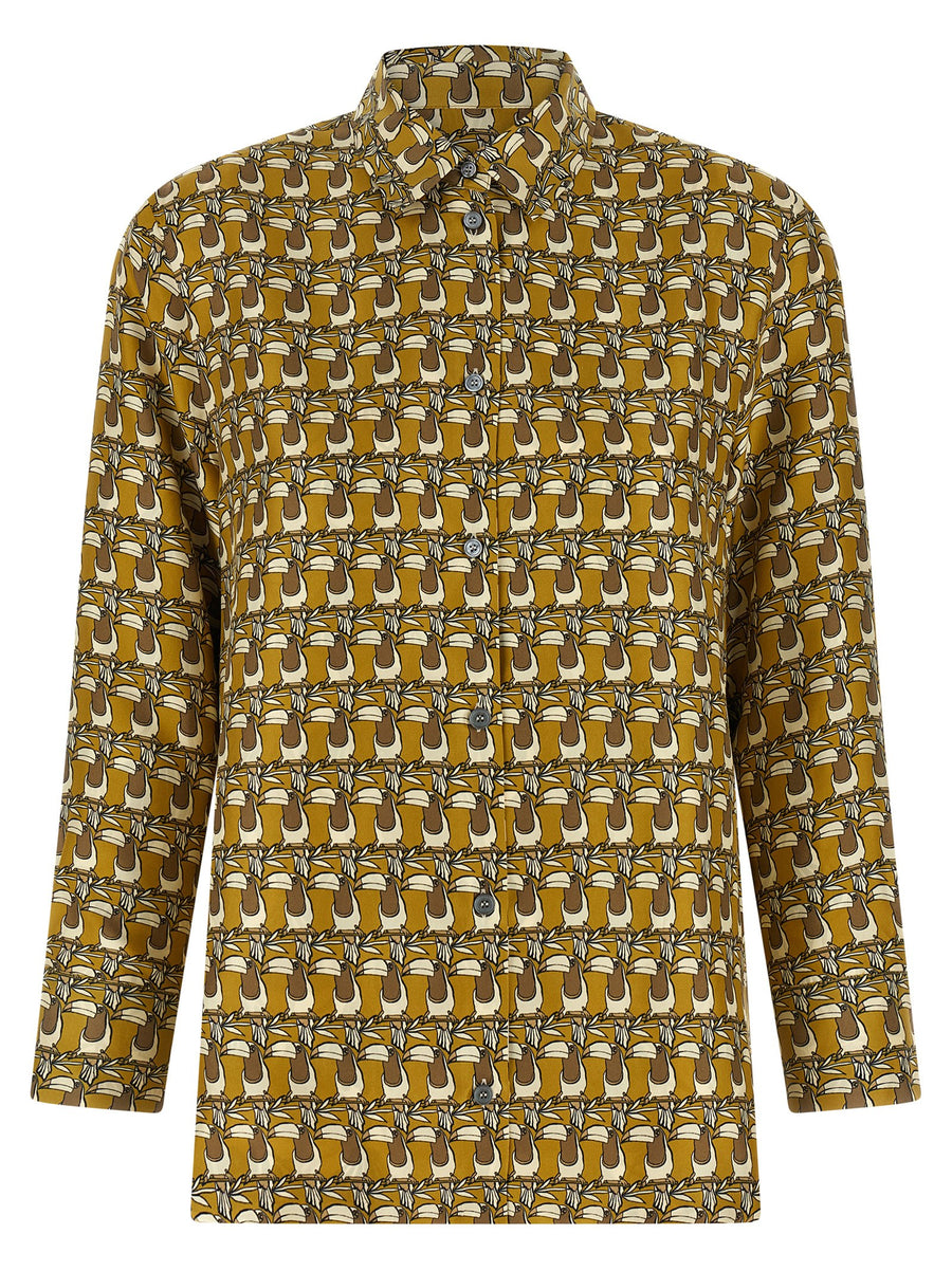 Max Mara Times Reversible Silk Shirt For Women Two Looks In One Elegant Wardrobe Essential