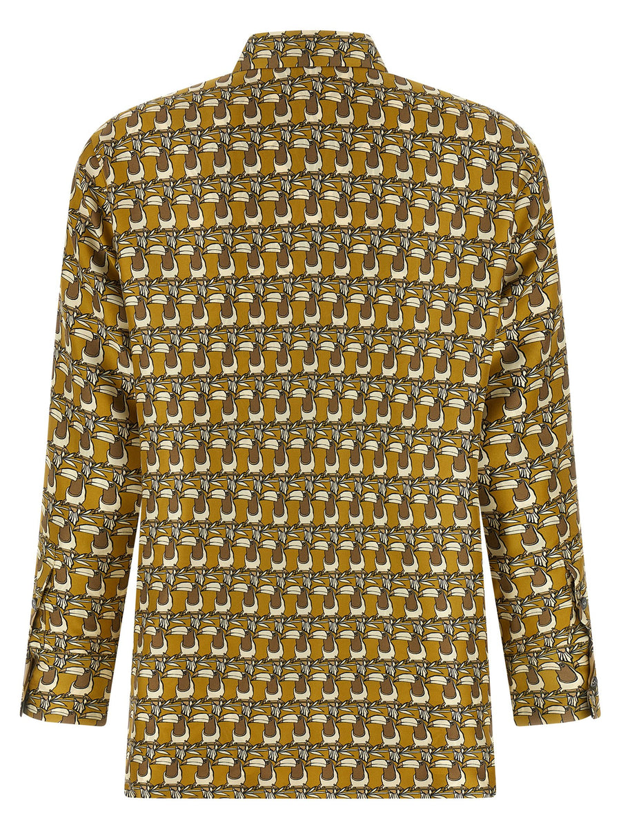 Max Mara Times Reversible Silk Shirt For Women Two Looks In One Elegant Wardrobe Essential