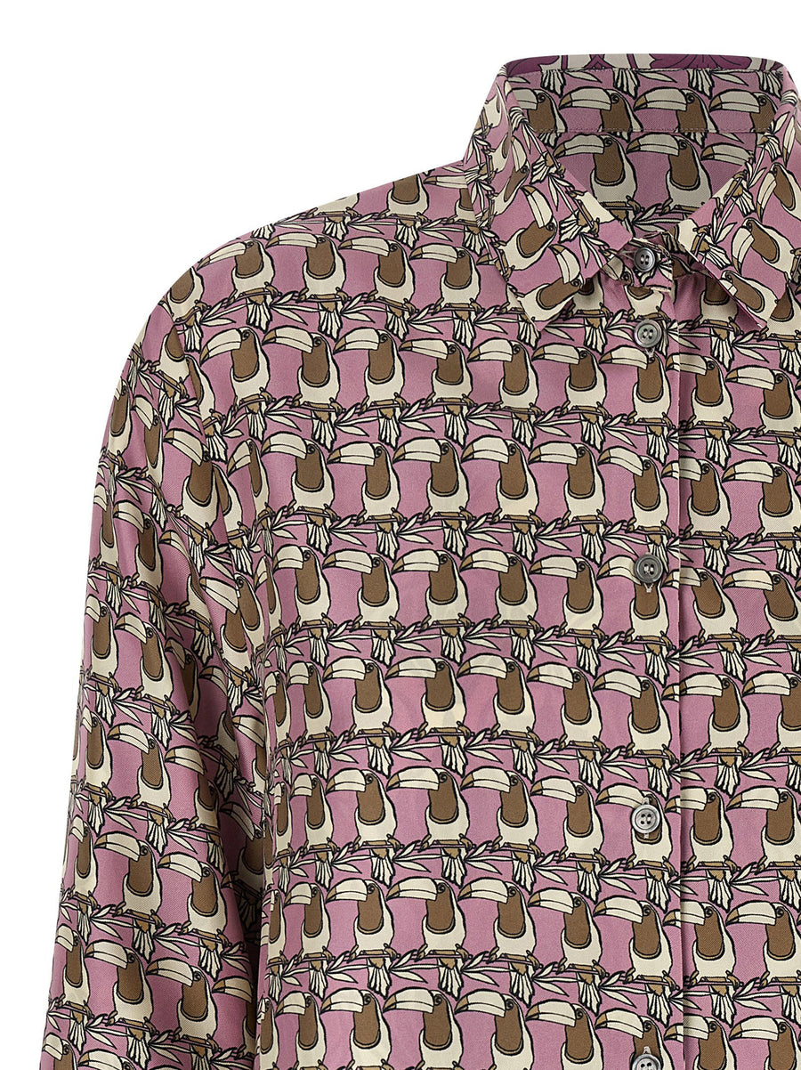 Max Mara Times Reversible Silk Shirt for Women Two Way Silk Twill Top Day to Night Versatility