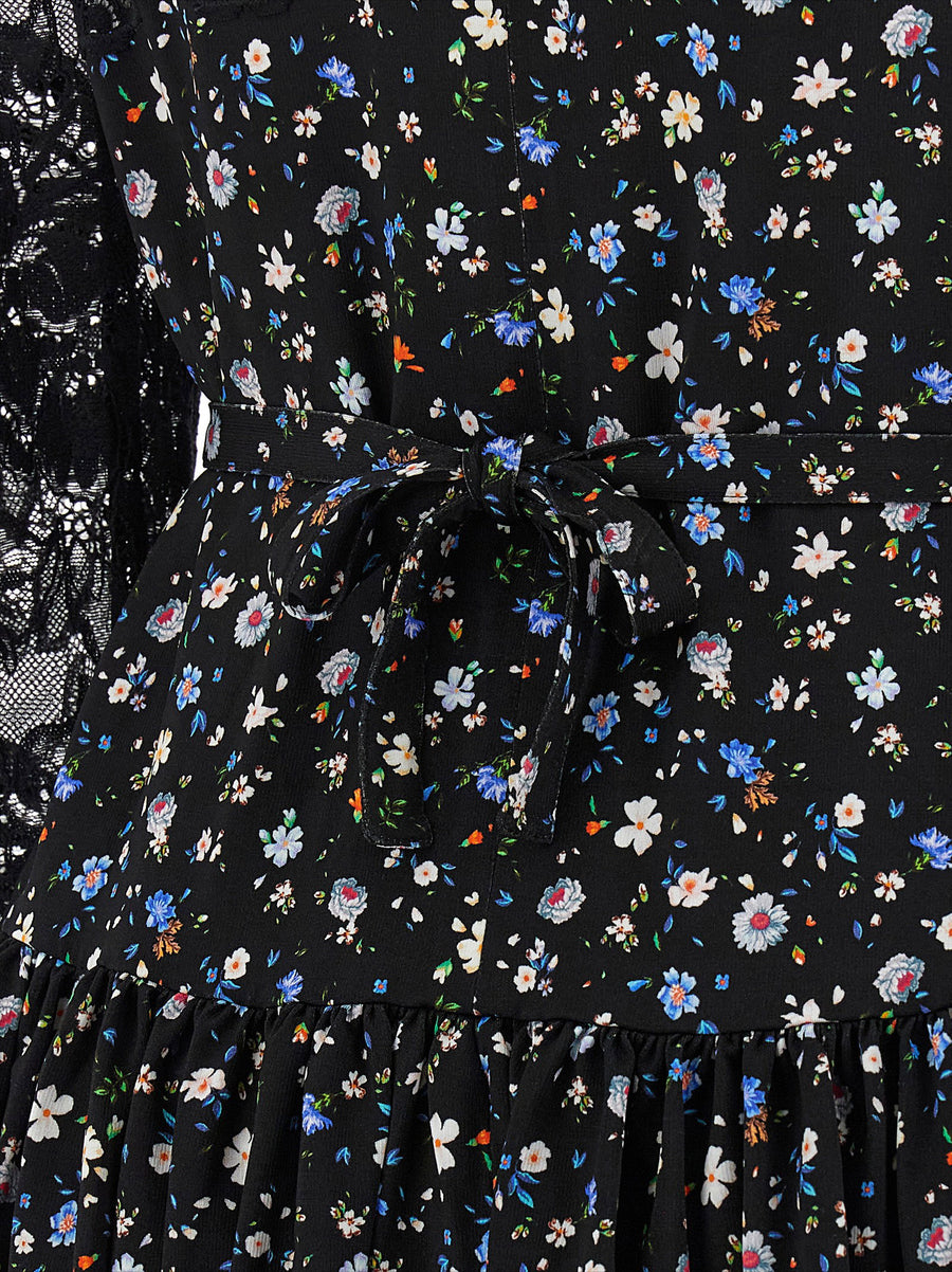 Paco Rabanne Floral Lace Dress