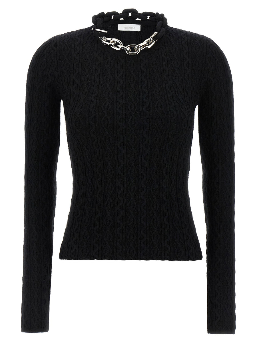 Paco Rabanne Necklace Sweater