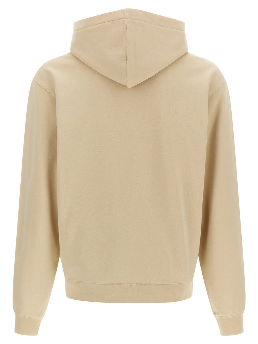 Jacquemus Le Hoodie Grosgrain Hoodie Beige Men One Hundred Percent Cotton