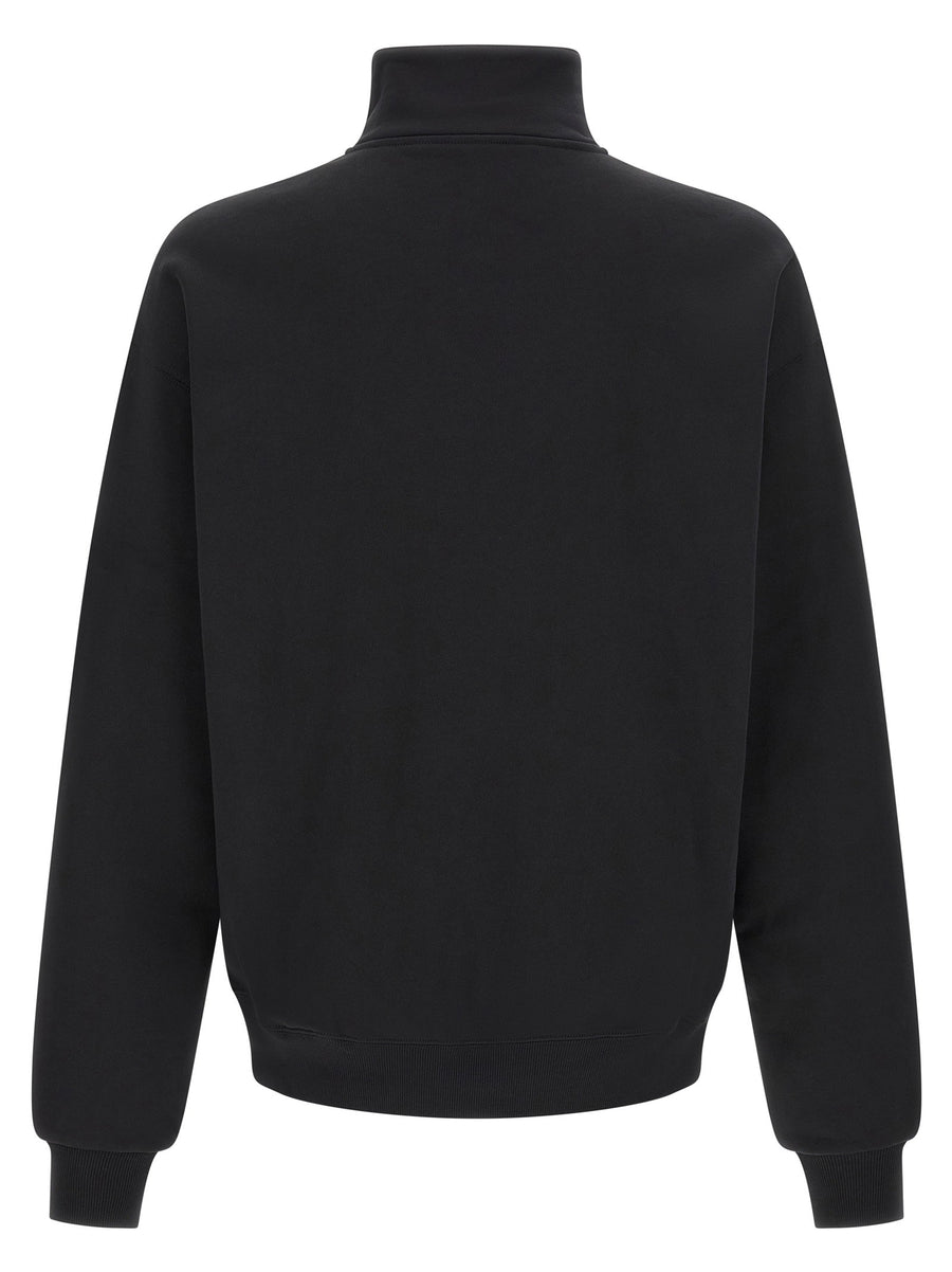 Jacquemus Le Camionneur Gros Grain Sweatshirt For Men Black Cotton