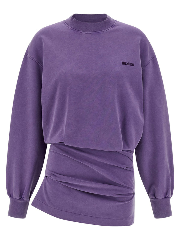 The Attico Faded Sweatshirt Dress