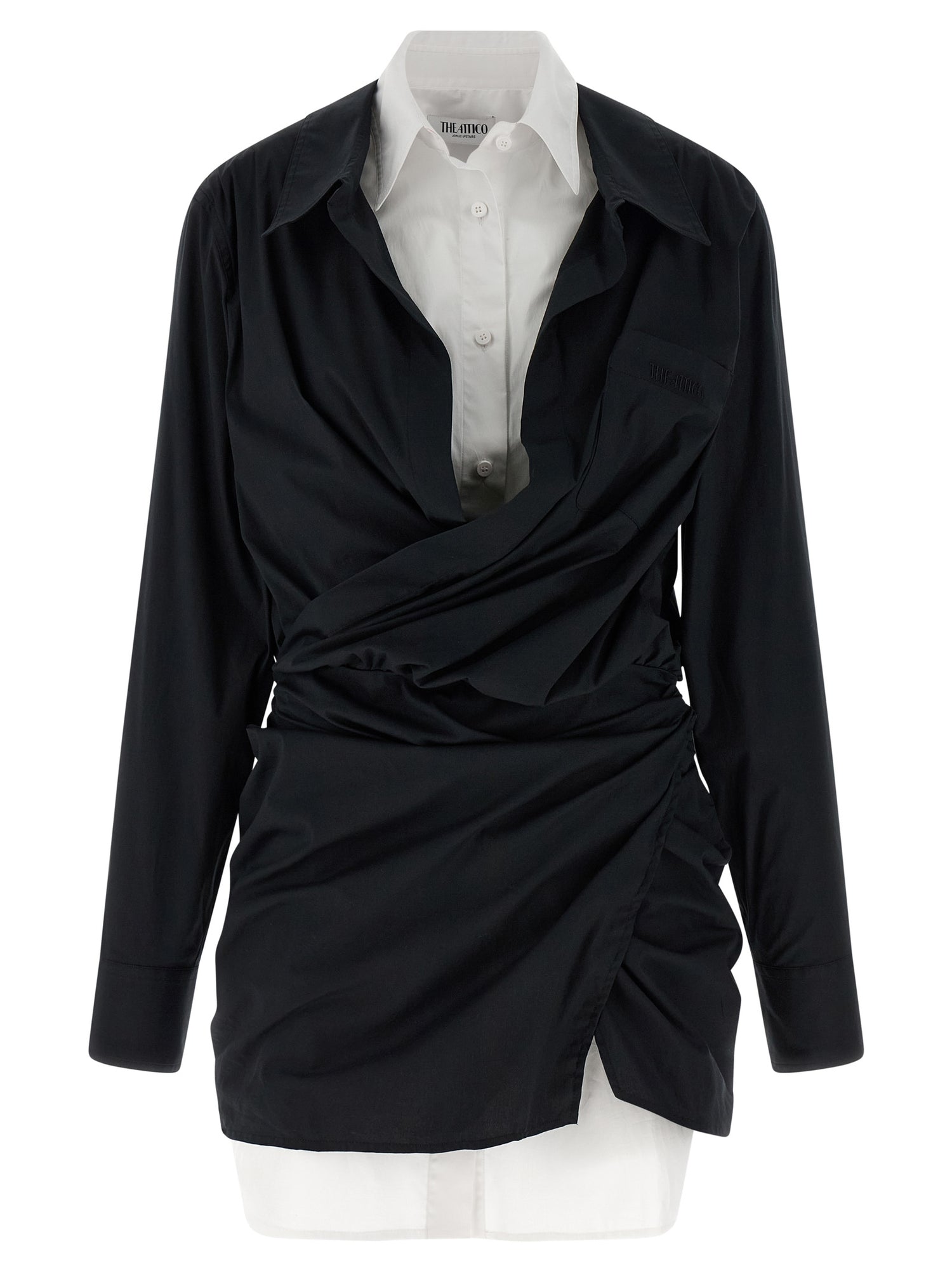 The Attico Double Layer Shirt Dress