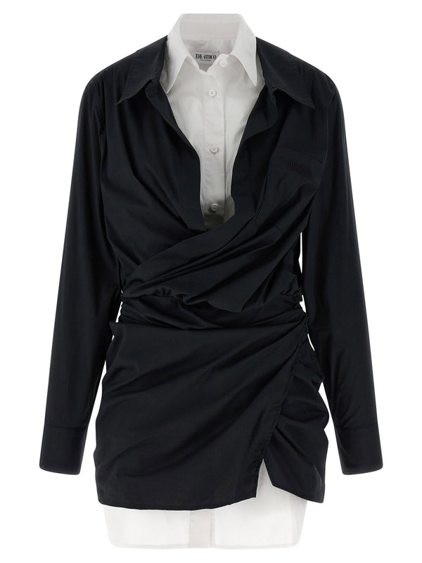 The Attico Double Layer Shirt Dress