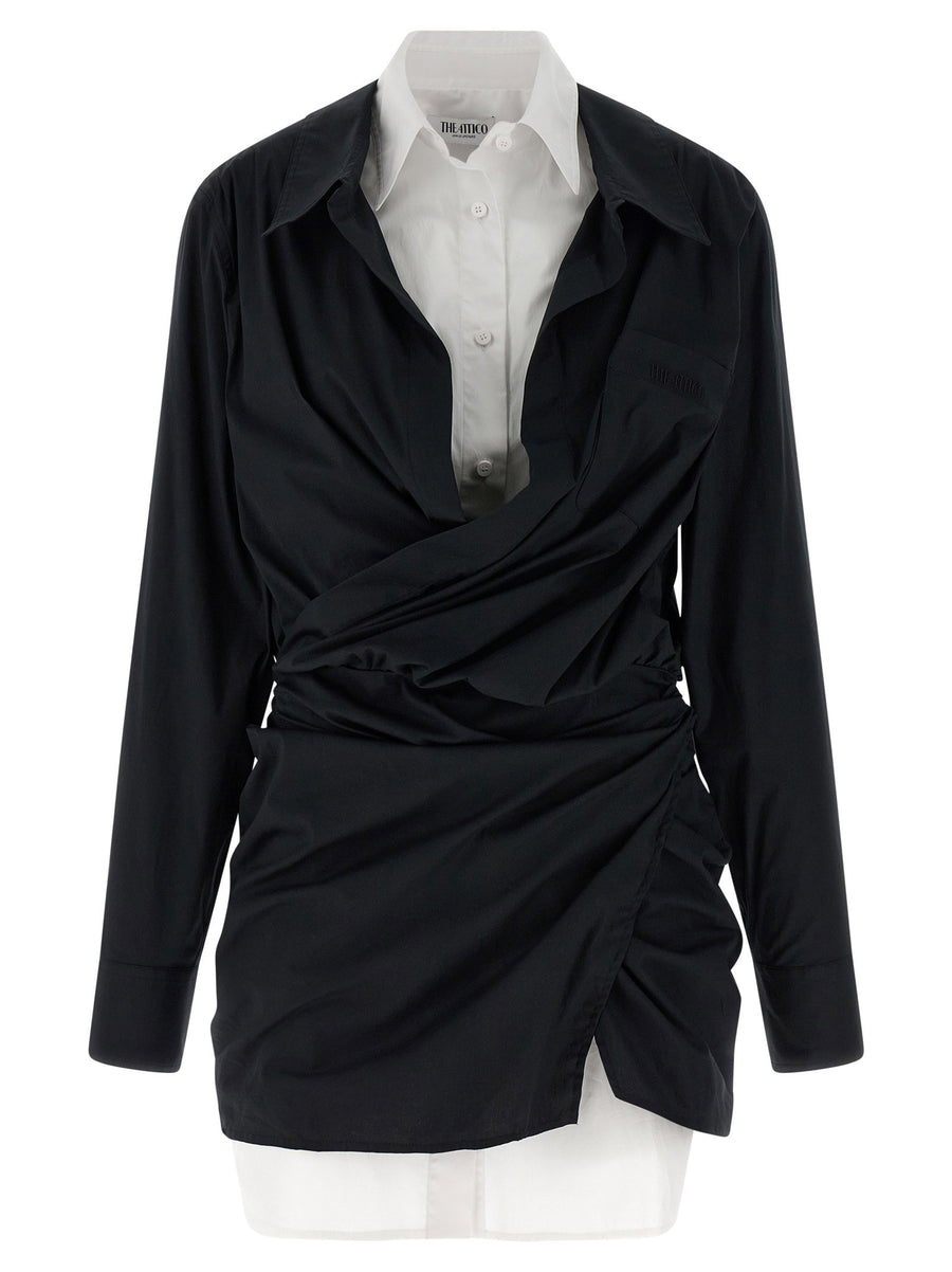 The Attico Double Layer Shirt Dress