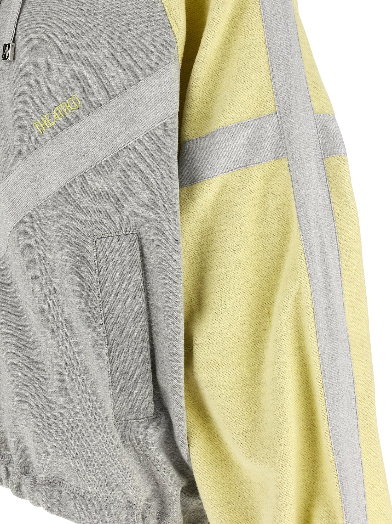 The Attico Double American Fleece Bomber Jacket