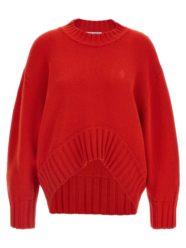 The Attico Asymmetrical Hem Sweater