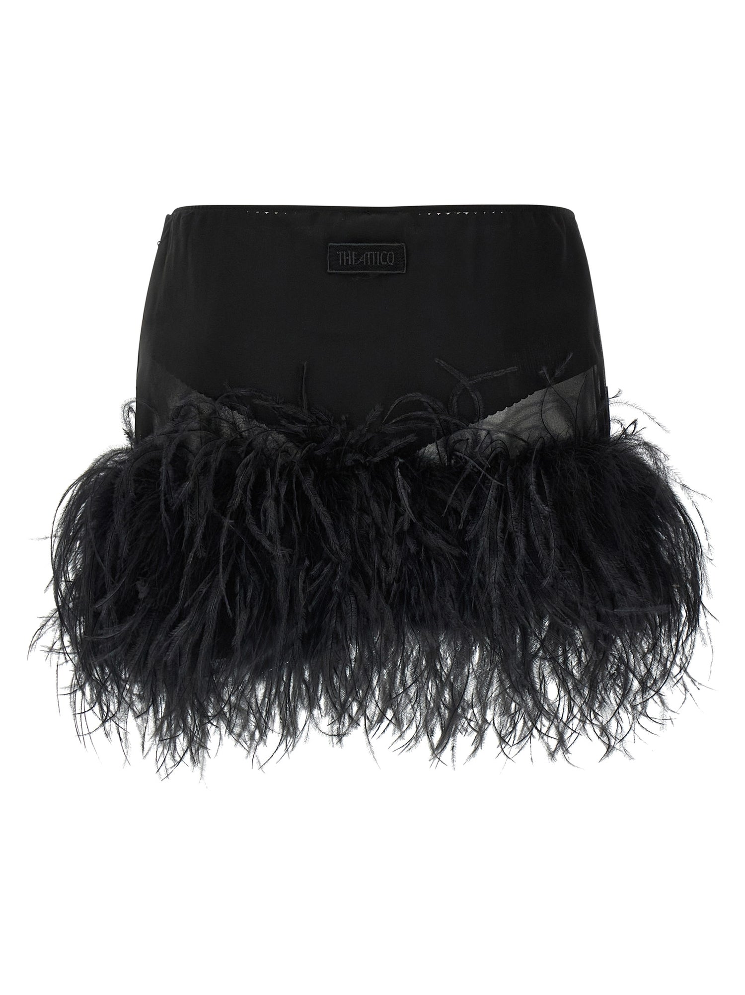 The Attico Feather Skirt