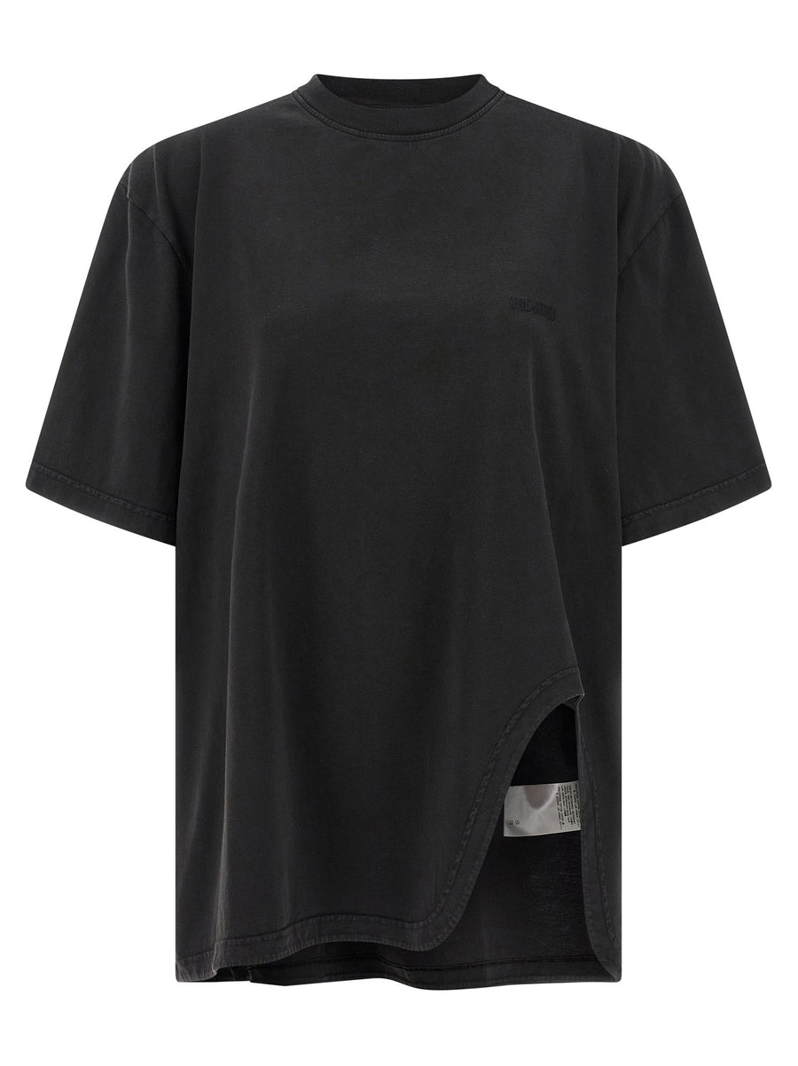 The Attico Shaped Split T Shirt For Women With Sculptural Silhouette And Quiet Luxury