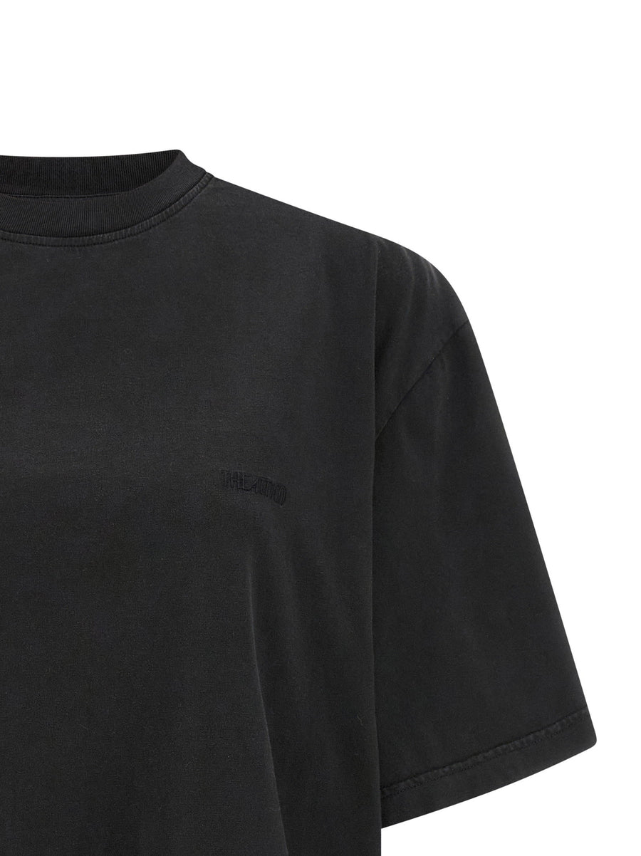 The Attico Shaped Split T Shirt For Women With Sculptural Silhouette And Quiet Luxury