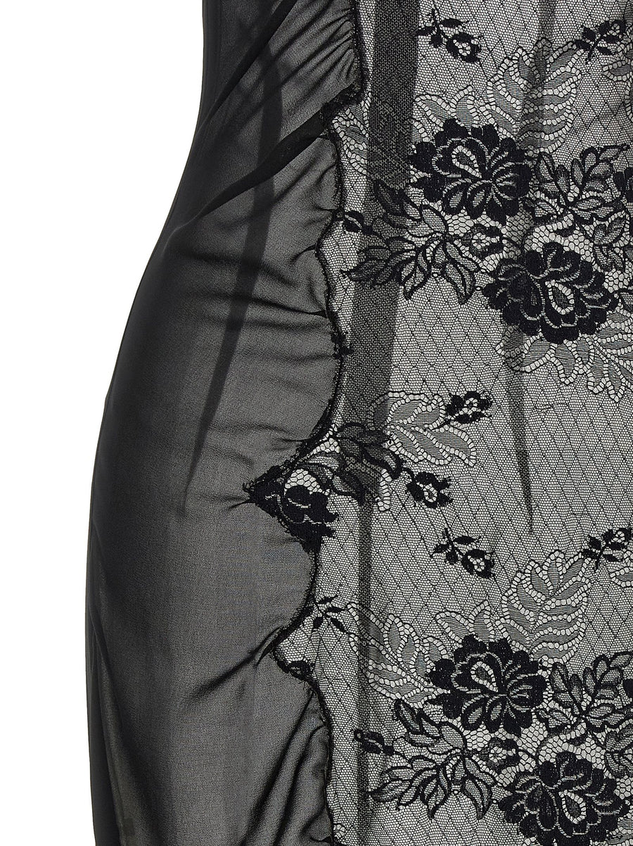 The Attico Lace Tulle Dress
