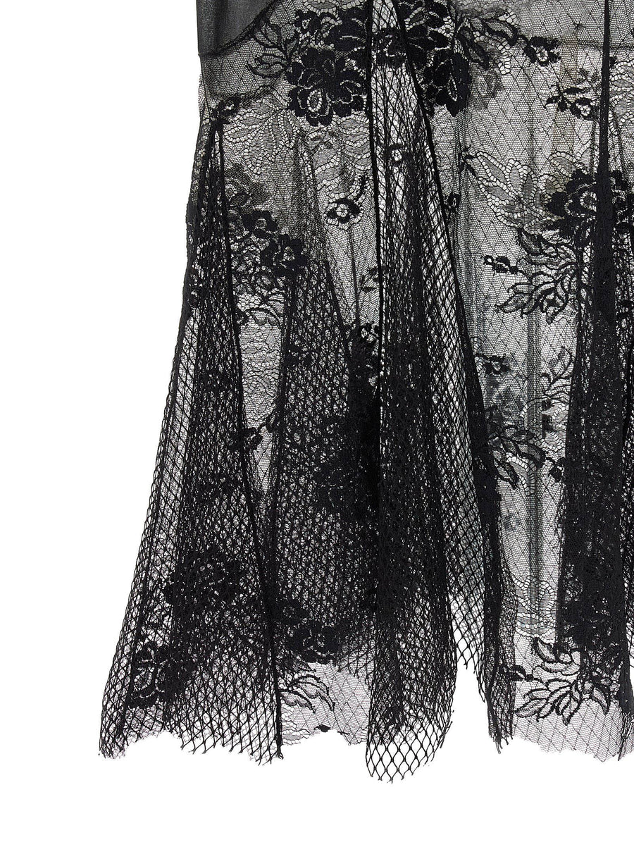The Attico Lace Tulle Dress