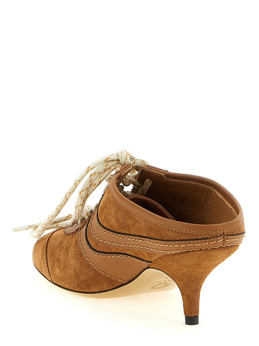 Dries Van Noten Heeled Suede Sneakers