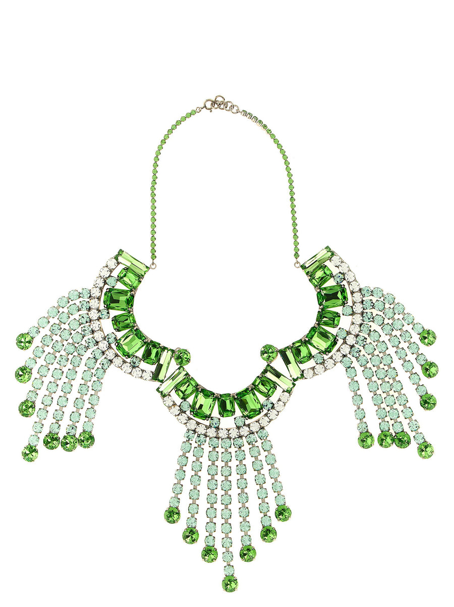 Dries Van Noten Maxi Necklace With Rhinestones